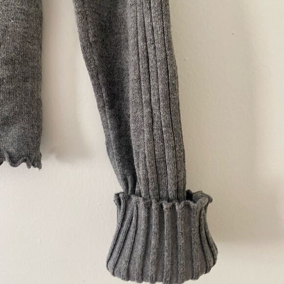 Zara Knit Turtluneck  grey sweater - Picture 3 of 8